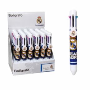 BOLIGRAFO 8 COLORES REAL MADRID