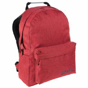 MOCHILA JEAN MUST RED 42x32x17 CMS