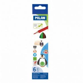 Caja 6 Lpices de Colores Triangulares