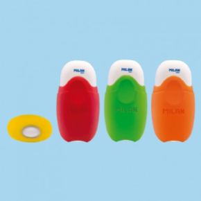 Gomas con funda protectora School 1012 Fluo