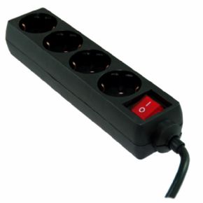 Regleta 3GO schucko 4 tomas 1,5m