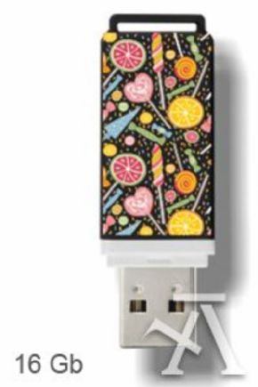 PENDRIVE 16GB USB 2.0 CANDI POP CANON INCLUIDO DE 0,26