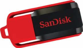 Memoria USB Sandisk Cruzer Blade switch 32GB.  Canon Digital Incluido de 0,29 