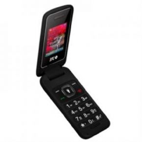 SPC Flip Telefono Movil BT FM Negro - Canon Incluido de 1,33