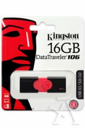 PENDRIVE 16GB USB 3.1 KINGSTON DATATRAVELER 106 CANON DIGITAL INCLUIDO DE 0.29