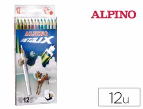 LAPICES DE COLORES ALPINO METALIX 12 COLORES CAJA DE CARTON