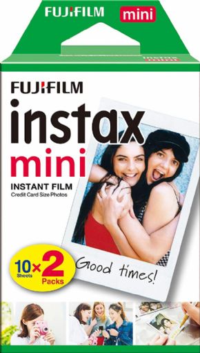 Fujifilm Instax Mini Brillo - Pack de 20 pelculas fotogrficas instantneas 